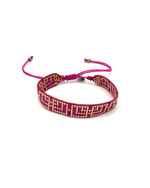 Armband - Pink - Perlen - Verstellbar