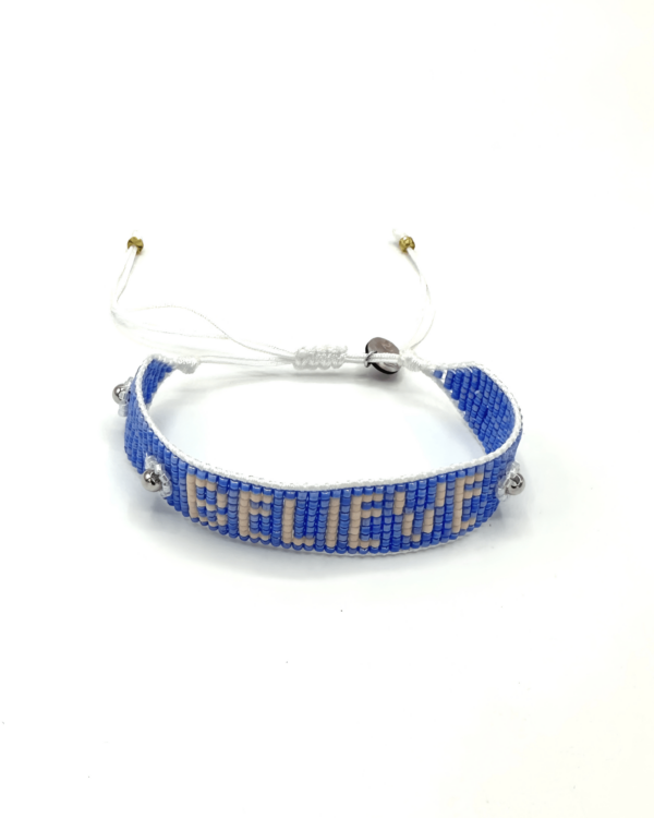 Armband - Perlen - Verstellbar - Believe